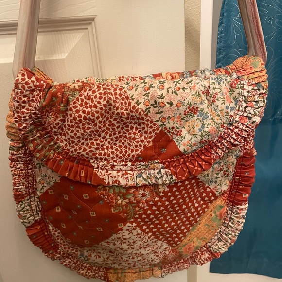 Awesome vintage floral patchwork purse in excellent condition - Picture 6 of 7